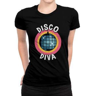 Disco Diva Great Ball 80S 90S Styles Vintage Women T-shirt - Seseable