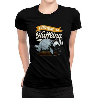 Everyday Im Huffling Huffle Badger Women T-shirt | Mazezy