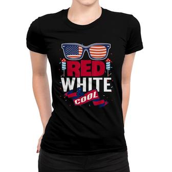 Fourth Of July 4Th July Red White And Blue Patriotic Women T-shirt - Seseable