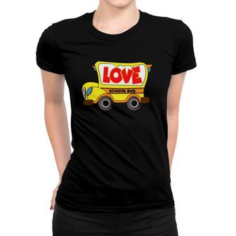 Funny School Bus Driver Design School Bus Superhero Gifts Women T-shirt - Seseable