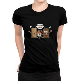 Group Hug Chocolate Smores Funny Classic Women T-shirt | Mazezy