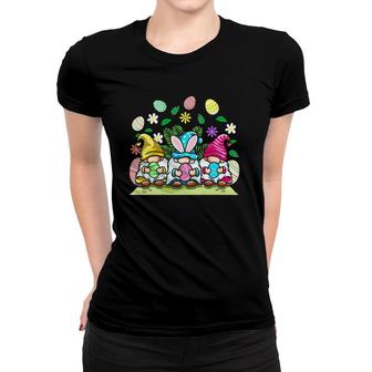 Happy Easter Gnomes Egg Hunting Gift For Men Womens Kids Women T-shirt | Mazezy