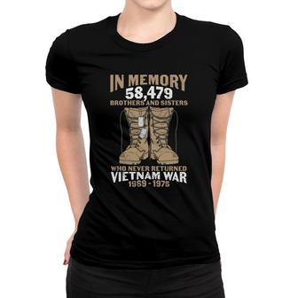 In Memory Brothers And Sisters Veteran 2022 Women T-shirt - Seseable