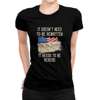 It Does Not Need To Be Rewritten Attractive Gift 2022 Women T-shirt - Thegiftio