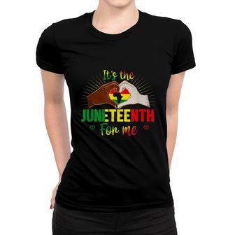 Its The Juneteenth For Me Free-Ish Since 1865 Independence Women T-shirt - Seseable