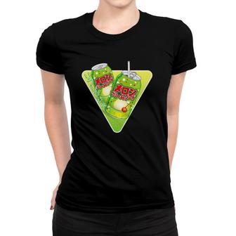 Kawaii Melon Soda Vaporwave Aesthetic & Japanese Kanji Women T-shirt | Mazezy
