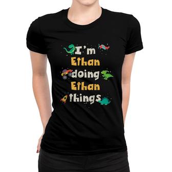 Kids Cool Ethan Personalized First Name Boys Women T-shirt - Seseable