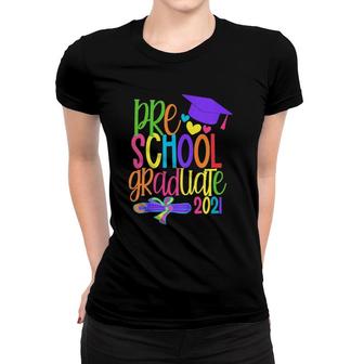 Kids Kids Class Of 2021 Funny Pre-K Preschool Graduate Women T-shirt - Seseable
