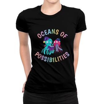 Oceans Of Possibilities Sea Animal Summer Reading 2022 Women T-shirt - Thegiftio UK