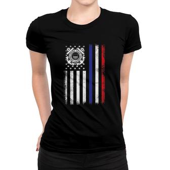 Patriot Us Coastguard Coast Guard 4Th July Independence Day Women T-shirt - Seseable