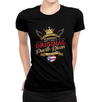 Puerto Rico Flag Souvenirs For Puerto Ricans Men & Women Women T-shirt | Mazezy