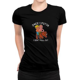 Putin Trump Riding A Bear Less Women T-shirt - Monsterry DE