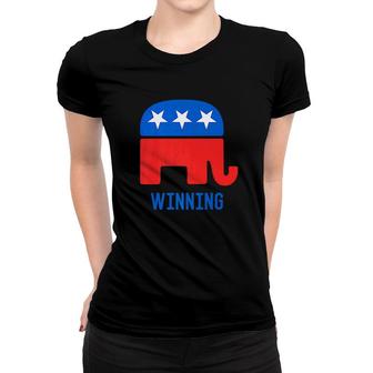 Republican Gop Elephant Winning Women T-shirt - Monsterry UK