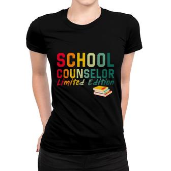 School Counselor Funny Job Title Profession Worker Women T-shirt - Seseable