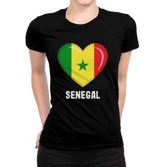 Senegal Flag Senegalese Country Women T-shirt | Mazezy