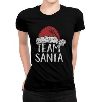 Team Santa Christmas Costume Gift Matching Family Claus Xmas Women T-shirt - Seseable