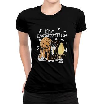 The Awwwffice Cute Pet Animal Best Gift For Human Women T-shirt - Seseable