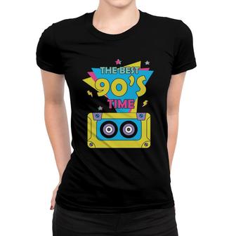 The Best 90S Time Music Mixtape Lovers 80S 90S Styles Women T-shirt - Seseable