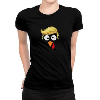 Turkey Trump Funny Thanks Giving Women T-shirt - Monsterry UK