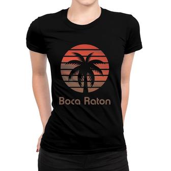 Vacation Boca Raton Florida Usa Woman Man Family Women T-shirt | Mazezy