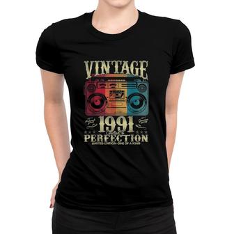 Vintage 1991 Limited Edition 1991 30 Years Old 30Th Birthday Women T-shirt - Seseable