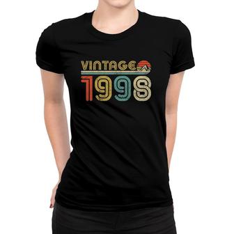 Vintage 1998 Bday Retro Sunset 23 Years Old 23Rd Birthday Women T-shirt - Seseable