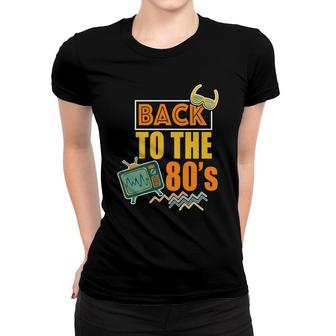 Vintage Back To The 80S Television 80S 90S Styles Idea Women T-shirt - Seseable