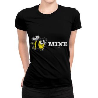 Vintage Bee Mine Valentines Day Novelty Gift Women T-shirt - Monsterry CA