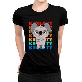 Vintage Cute Animal Pun Koala Women T-shirt | Mazezy