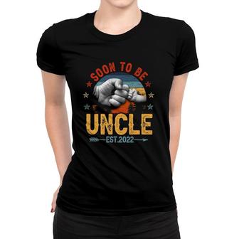 Vintage Soon To Be Uncle Est 2022 Ver2 Women T-shirt | Mazezy