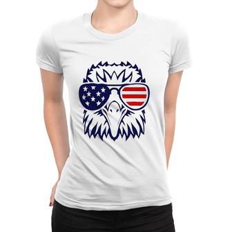 4Th July American Eagle Flag- Independence Day Women T-shirt - Seseable