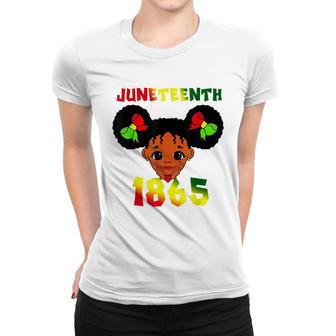 Black Girl Juneteenth 1865 Kids Toddlers Celebration Women T-shirt - Seseable