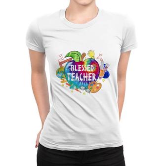 Blessed Teacher With A Lot Of Useful And Interesting Subject Knowledge Women T-shirt - Seseable