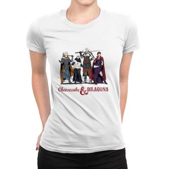 Cheesecake And Dragons The Golden Girl Women T-shirt | Mazezy