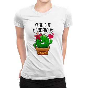 Cute Cactus Gift For Women Girls Plant Lovers Funny Cacti Women T-shirt | Mazezy