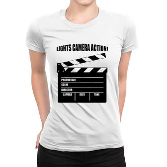 Director S Lights Camera Action Tees Men Women Gifts Women T-shirt | Mazezy