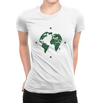 Earth Day Teacher Recycle Vintage Recycling Earth Day Women T-shirt | Mazezy