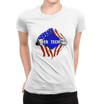 Er Tech X Emergency Room Tech Women T-shirt | Mazezy CA