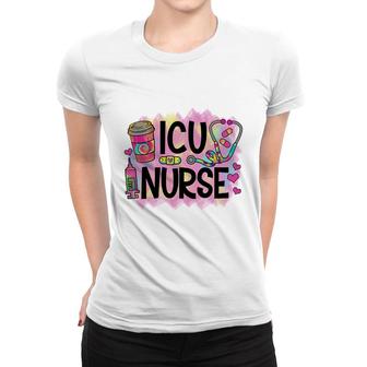 Icu Nurse Nurses Day Colorful 2022 Women T-shirt - Seseable