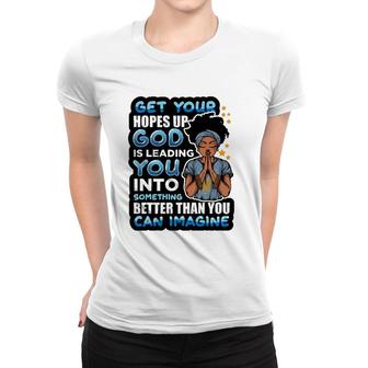 Inspirational African American Spiritual God Is Leading Women T-shirt | Mazezy