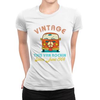June 1964 65Th Birthday Retro Vintage 1964 Birthday Women T-shirt - Monsterry AU