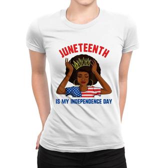 Juneteenth Women Us Flag Independance Day Women T-shirt - Thegiftio UK