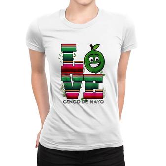 Love Cinco De Mayo Mexican Poncho Blanket Women T-shirt | Seseable UK