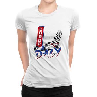 Official Conor Daly Indycar Retro Women T-shirt | Mazezy