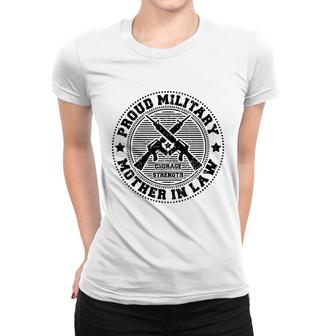 Proud Military Mother In Law - Family Of Soldiers Vets Women T-shirt - Seseable