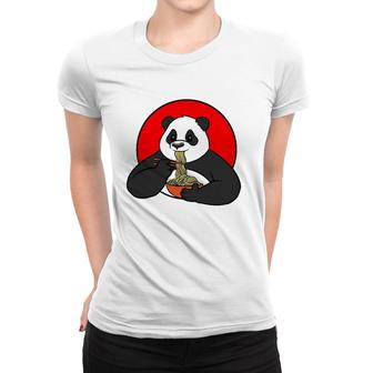 Ramen Cute Panda Kawaii Anime Japanese Otaku Gift Women T-shirt | Mazezy