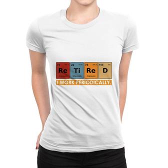 Retired Chemistry Teacher Science Retirement V2 Women T-shirt - Thegiftio UK