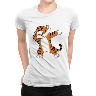 Tiger Dabbing Tiger Fan Tiger Lover Dabbing Tiger Dab Women T-shirt | Mazezy