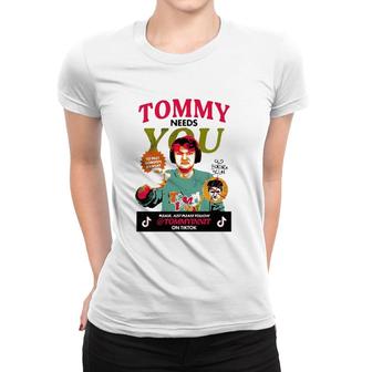 Tommyinnit Needs You Please Just Please Follow Women T-shirt | Mazezy