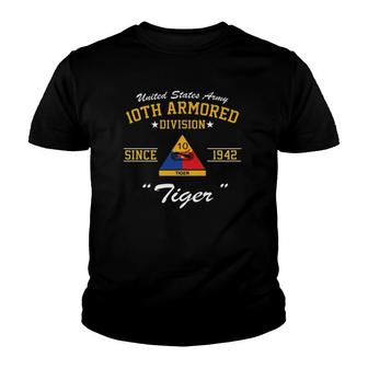 10Th Armored Division Tiger Gift Youth T-shirt - Thegiftio UK